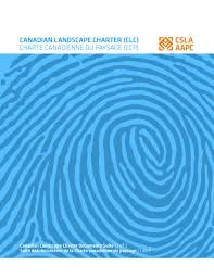 Charte Canadienne Du Paysage Aapc Csla