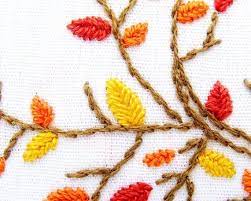 autumn tree embroidery pattern hand embroidery pdf autumn etsy fall embroidery designs french knot embroidery embroidery designs