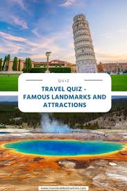 Also, see if you ca. Travel Quiz Famous Landmarks And Attractions Play Online Travel Quiz Famous Landmarks Travel Inspiration