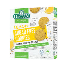 All of these recipes are free of refined white sugar. Orgran Lemon Sugar Free Cookies With Poppy Seeds 130g