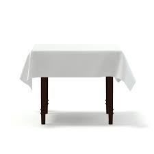 Classic Table With A Tablecloth 3d Model Classic Table Table Cloth Table