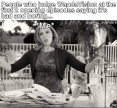 Wanda addresses vision's worries when he grows suspicious of the neighbors' strange behaviour. A Collection Of The Funniest Wandavision Memes