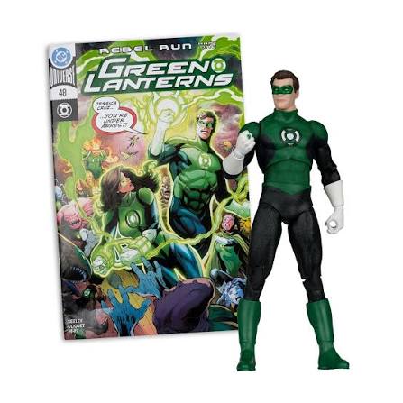 McFarlane Toys DC Direct Green Lantern 7-in Action Figure With Comic |  GameStop