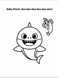Download this adorable dog printable to delight your child. Baby Shark Coloring Pages 50 Printable Coloring Pages