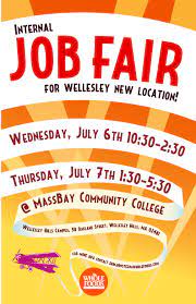 The Colors Are Eye Catching It S A Simple Banner Job Fair Job Fair Job Whole Food Recipes