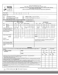 Shriram life insurance company limited irdai registration no. Health Declaration Form Max Life Insurance