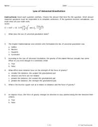 Pin By Amit Dhingra On Gggg Gravitation Universal Worksheets