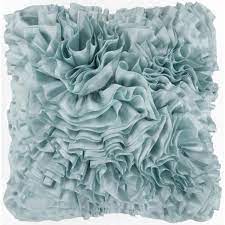 Did you scroll all this way to get facts about ruffled throw pillow? 18 Light Blue Lush Ruffle Decorative Throw Pillow Walmart Com Walmart Com