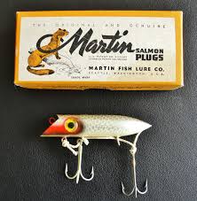 1940s Martin Fishing Lure In Original Box Homemade Fishing Lures Antique Fishing Lures Fishing Lures