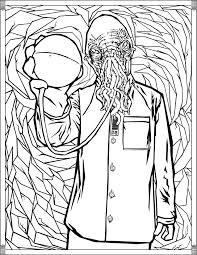 Creepy clown adult coloring book. Doctor Who Wibbly Wobbly Timey Wimey Coloring Pages Printables Fun Com Blog