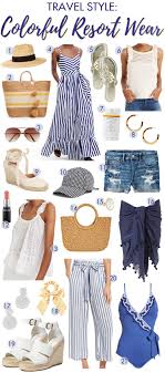 Travel Style Colorful Resort Wear Resort Wear For Women Resort Outfit Resort Wear