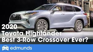 Information from manufacturers' websites as of 09/19/19. 2020 Toyota Highlander First Look Debut Youtube