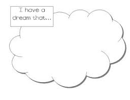 проект по английскому языку 8 класс My Dream Holiday Martin Luther King Dream Writing Template Martin Luther King S Dream Writing Templates Holiday Writing