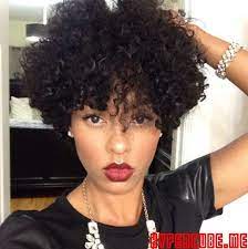 Short Hairstyles For Black Women With Curly Hair Add A Touch Of Black Beauty To Your Day At Short Natural Curly Hair Hair Styles Curly Hair Styles Naturally