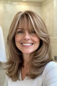 26 Ultra-Fabulous Hairstyles for Women Over 40 with Bangs in 2025