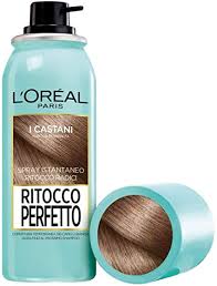 Prima o poi succede a tutte: L Oreal Paris Ritocco Perfetto Spray Istantaneo Correttore Per Radici E Capelli Bianchi Colore Castano 75 Ml Amazon It Bellezza