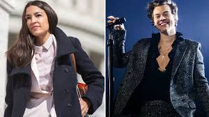 Harry styles makes history as the first man to land an american vogue cover by himself. Aoc On Harry Styles S Vogue Cover It Looks Wonderful Teen Vogue