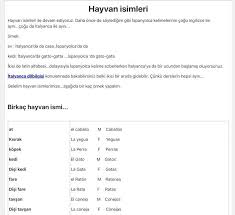 Hayvan Isimleri Ispanyolca Ders 31 Yabanci Diller Birdilbirinsan Ispanyolca Kelimeler Hayvan Ispanyolca