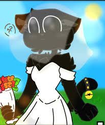 Cartoon Cat In A Wedding Dress Cartoon Cat Drawing Creepy Cat Cartoon Cat