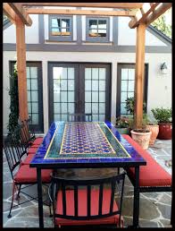 Furthur Mosaic Tables Furniture Gifts And Decor Tile Patio Table Mosaic Table Mosaic Patio Table