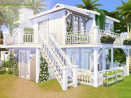 Sims 4 Cc Custom Content Residential Lot The Sims Resource Pralinesims Sommerhaus Sims House Ideas Sims House Sims 4 Houses
