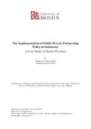 Tes ini bertujuan untuk memastikan bahwa. Pdf The Implementation Of Public Private Partnership Policy In Indonesia A Case Study Of Banten Province