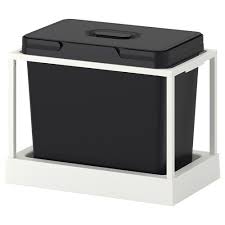 Filur Tonne Mit Deckel Weiss Ikea In 2020 Ikea Ikea Variera Deckel
