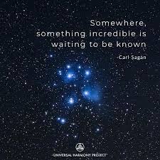 Somewhere Something Incredible Is Waiting To Be Known Carl Sagan Carlsagan Truth Thetruthisoutthere Universe S Carl Sagan Space Quotes Carl Sagan Quote