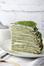 Vegan Matcha Crepe Cake Eat Drink Shrink Recipe Matcha Dessert Food Crepe Cake