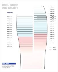 Printable Shoe Size Chart 9 Free Pdf Documents Download