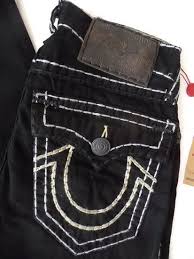 Black And White Split Jeans Mens Pin On True Religion Stitch Tag