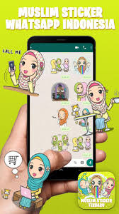 Stickers with phrases about islam. Stiker Kartun Muslimah