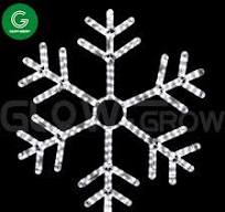 Factory White 2D LED Snowflake Motif Light for Home House Holiday Event  Christmas Xmas Decoration