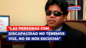 🔴🔵Wilfredo Guzmán: "Las personas con discapacidad no tenemos voz, no se  nos escucha"