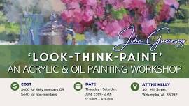 ‘Look-Think-Paint’: An Acrylic & Oil Painting Workshop