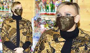 Princess charlene of monaco has had a quirky new haircut! Princess Charlene Of Monaco News Royal Unveils Dramatic Half Shaved Hair For Christmas Express Co Uk