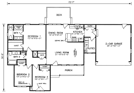 Measures between 1,800 and 1,900 sq.ft. House Plan 45210 Traditional Style With 1500 Sq Ft