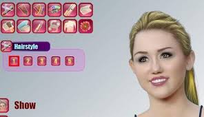 the game miley cyrus makeover play
