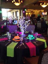 Party themes how to make party city decorations neon paper chains 1980s party decorations 80's and 90's party decorations to help decorate your event. Neon Green Birthday Decor Novocom Top