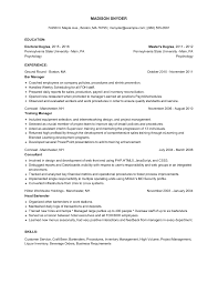 bar manager resume examples and tips