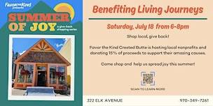 Favor the Kind Summer of Joy benefiting Living Journeys