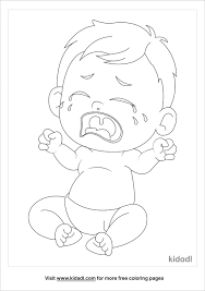 Free coloring sheets to print and download. Cry Baby Coloring Pages Free People Coloring Pages Kidadl
