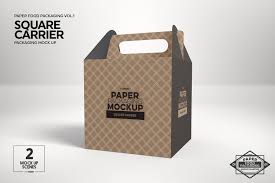 Paper Bag Label Mockup Front View Free Mockups Psd Template Design Assets