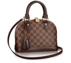 Louis Vuitton Black And Brown Checkered Purse Louis Vuitton Handbag Louis Vuitton Handbags Louis Vuitton Alma Bb Louis Vuitton Bag