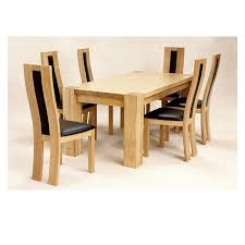 With an oak amish dining table you can ensure you have a beautiful piece everyone will admire. Zesus Rectangle Light Oak Dining Table With 6 Chairs Bed Outlet