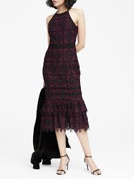 Lace Midi Dress Banana Republic Black Lace Midi Dress Lace Midi Dress Red Midi Dress