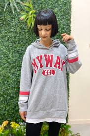 Myway Baski Kapsonlu Sweat