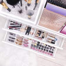 Allie Acrylic Makeup Drawer Organizers Made To Fit Ikea Alex Units And Ikea Malm Dressi Makeup Drawer Organization Acrylic Organizer Makeup Makeup Organization