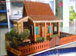 Joglo adalah rumah adat dari d.i yogyakarta. Rumah Adat Dari Stik Es Krim Rumah Perumahan