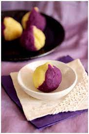 foodagraphy by chelle dual coloured sweet potato chakin shibori asian desserts japanese sweets wagashi dessert recipes